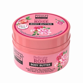 BRYAN&CANDY Delicate Rose Body Butter |Ph5.5 Skin Friendly | 72hrs Moisturization | 100% Vegan