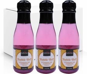 Bubble Bath Scented – Women and Men Bath Foam Products – Relaxing, Foaming, and Moisturizing Adult Soak – Special Small Champagne-Shaped Pet Bottle