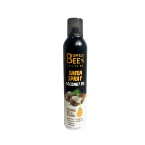 BUMBLE BEE Sheen Spray Coconut Oil, Natural Oils and Vitamin - Argan Oil & Olive Oil