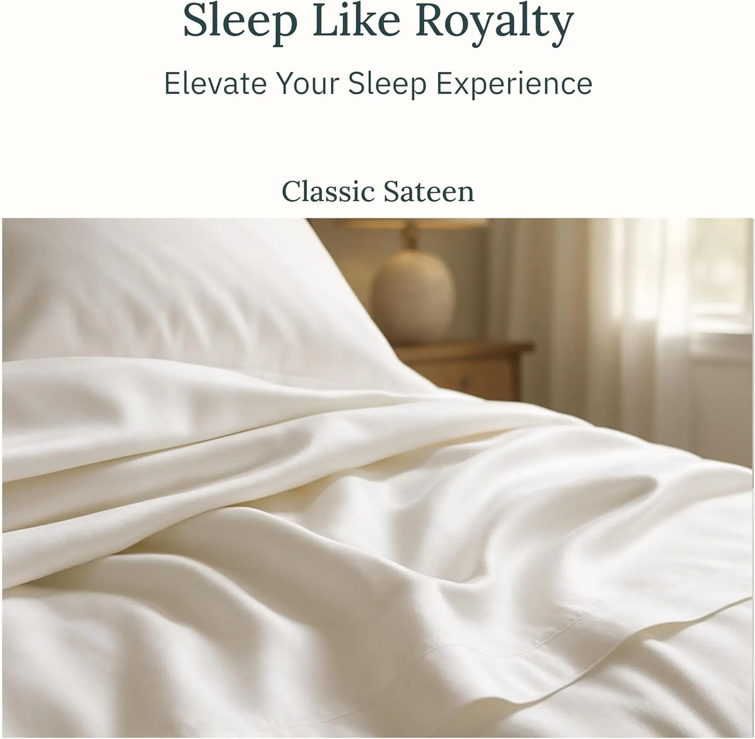 California Design Den Certified Luxury 100% Egyptian Cotton Sheets California King Size Set - Soft Sateen, Deep Pockets, Cool and Durable Bedding Sheets & Pillowcases Set - Grey