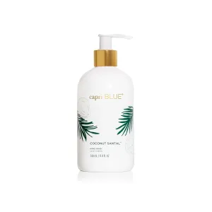 Capri Blue Hand Wash Soap – Flora Edit Collection – Cleansing Liquid Hand Soap Infused with Plant-Based Glycerin – Skin Care – Notes of Creamy Coconut, Hibiscus & Lime (Coconut Santal, 11.8 fl oz)