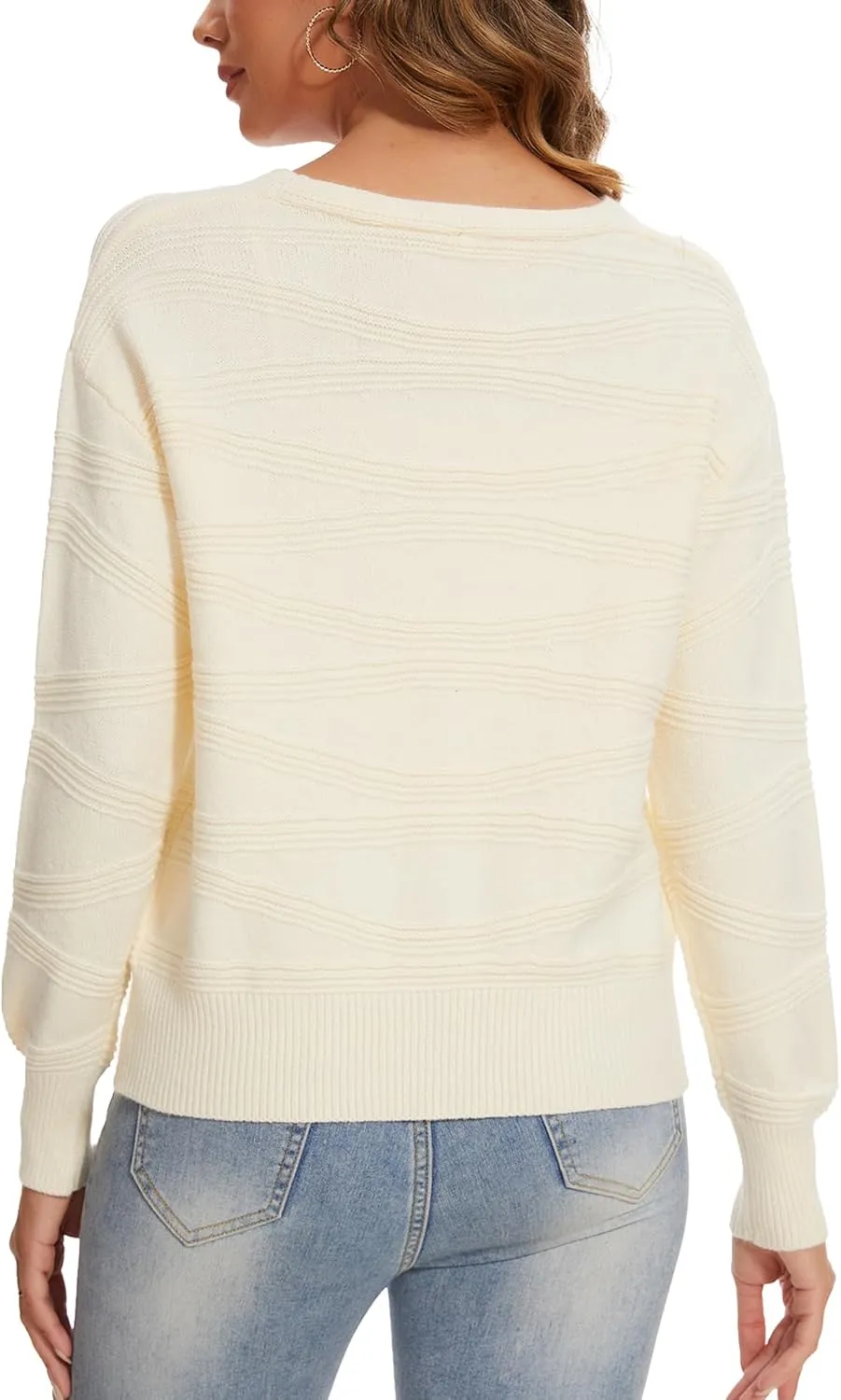 Cardigan Sweater for Women Long Sleeve Button Down Open Front Cable Knit 2024 Fall Casual Coat Jacket