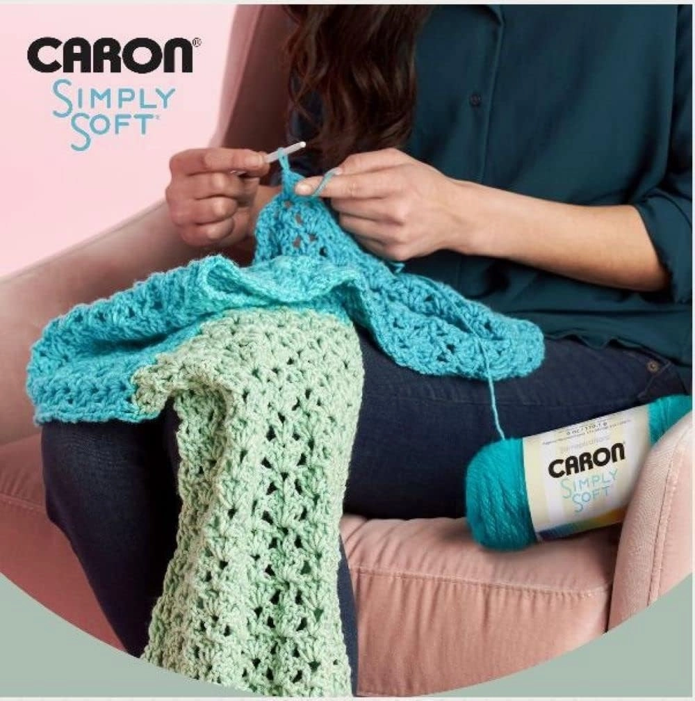 Caron Simply Soft Gold Yarn - 3 Pack of 170g/6oz - Acrylic - 4 Medium (Worsted) - 315 Yards - Knitting/Crochet