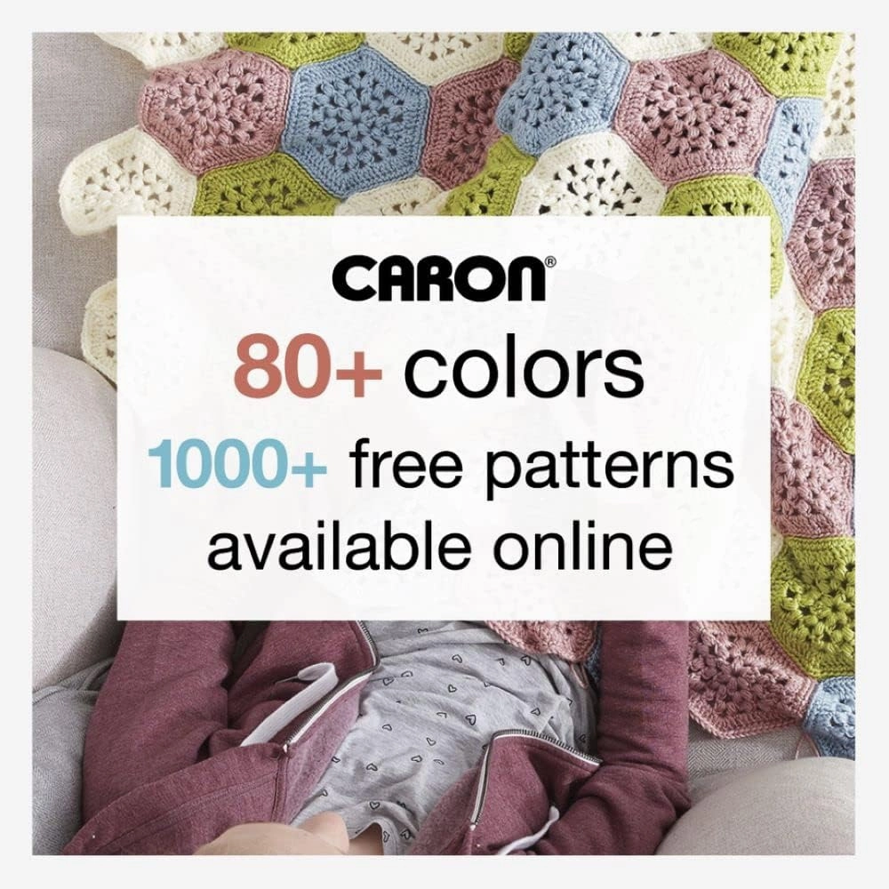 Caron Simply Soft Gold Yarn - 3 Pack of 170g/6oz - Acrylic - 4 Medium (Worsted) - 315 Yards - Knitting/Crochet