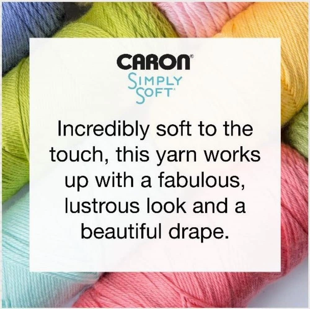 Caron Simply Soft Gold Yarn - 3 Pack of 170g/6oz - Acrylic - 4 Medium (Worsted) - 315 Yards - Knitting/Crochet