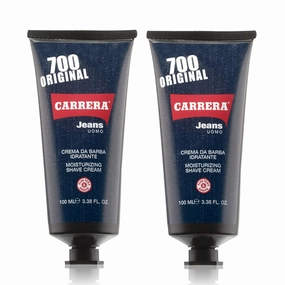 CARRERA JEANS Moisturizing Shaving Cream for Men, Smooth and Condition (Pack of 2)