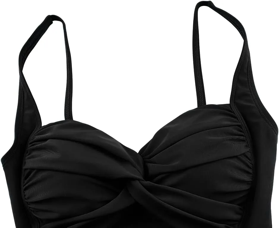 coastal rose Women's One Piece Swimsuits Tummy Control Swimwear