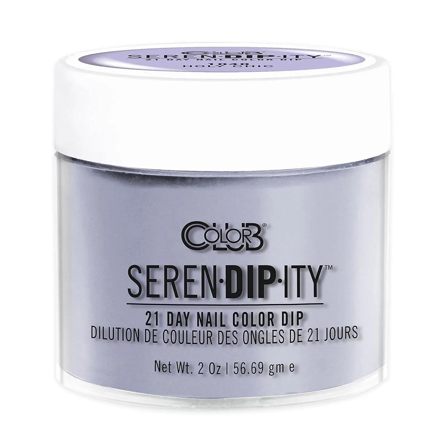Color Club Holy Chic Serendipity 2 Ounce Dip Color Powder, 0.5 fluid_ounces