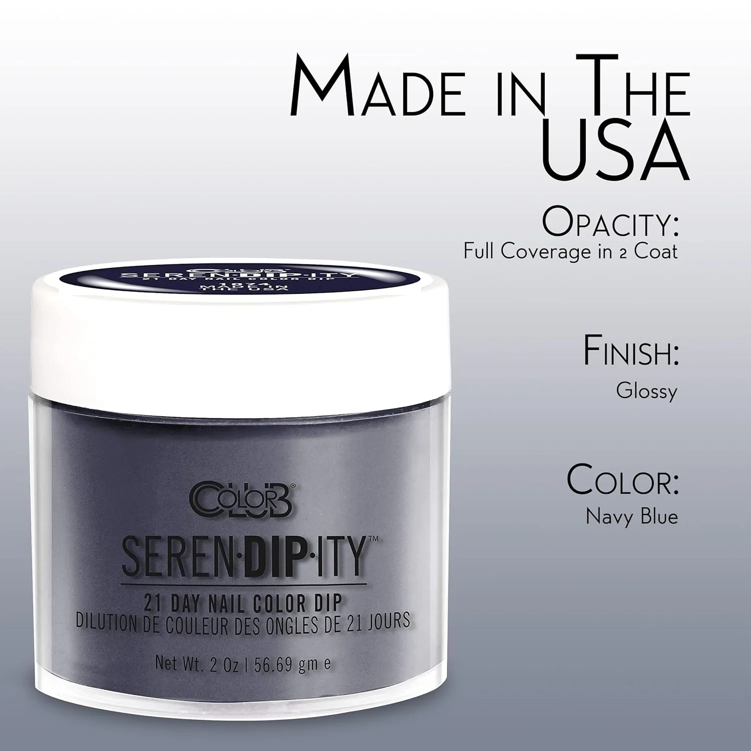 Color Club Made In The Usa Serendipity 2 Ounce Dip Color Powder, 0.5 fluid_ounces