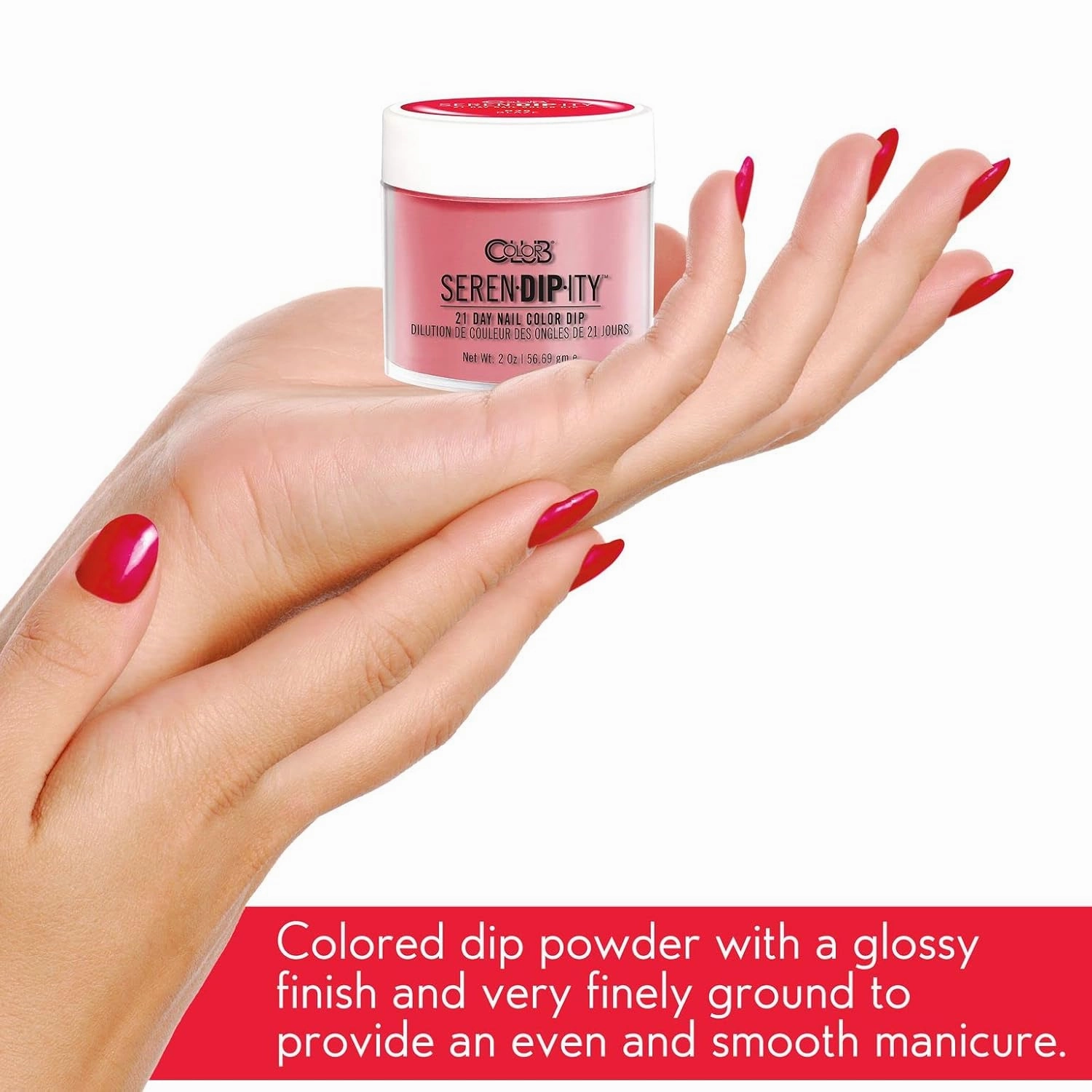 Color Club Blaze Serendipity 2 Ounce Dip Color Powder- Neon, 0.5 fluid_ounces