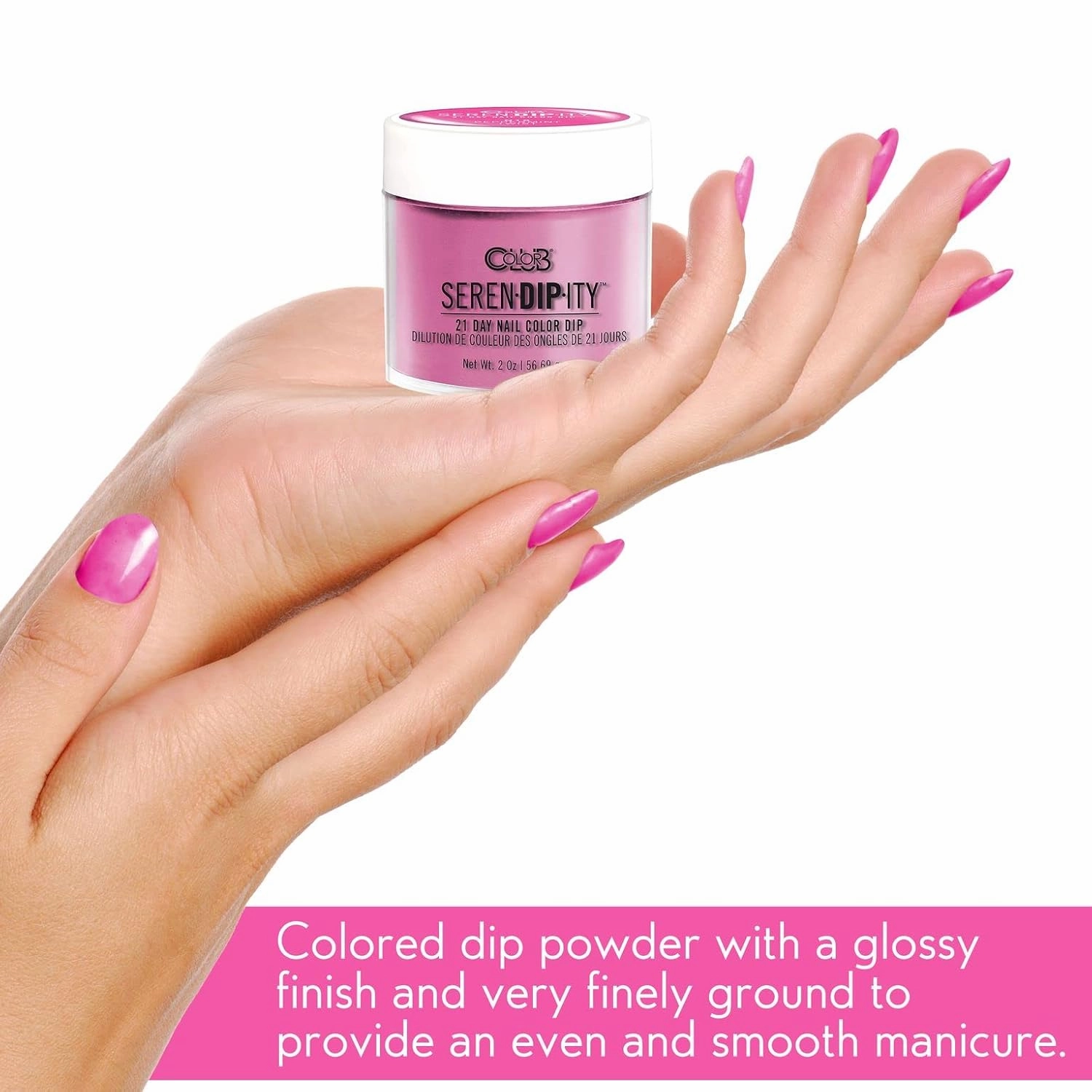 Color Club Peppermint Twist Serendipity 2 Ounce Dip Color Powder- Neon, 0.5 fluid_ounces