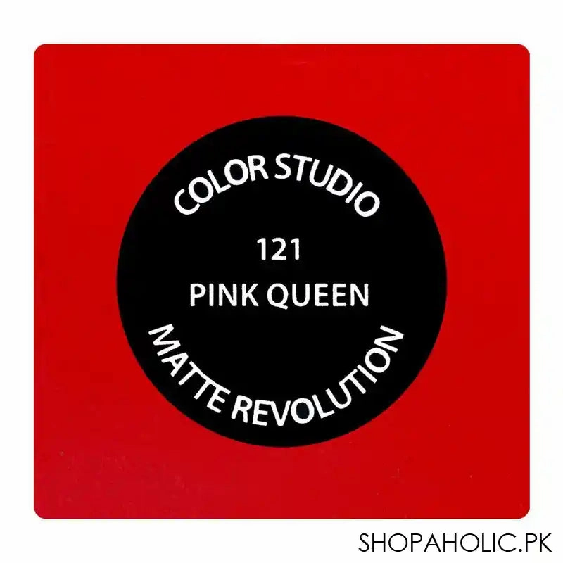 Color Studio Matte Revolution Lipstick, 121 Pink Queen