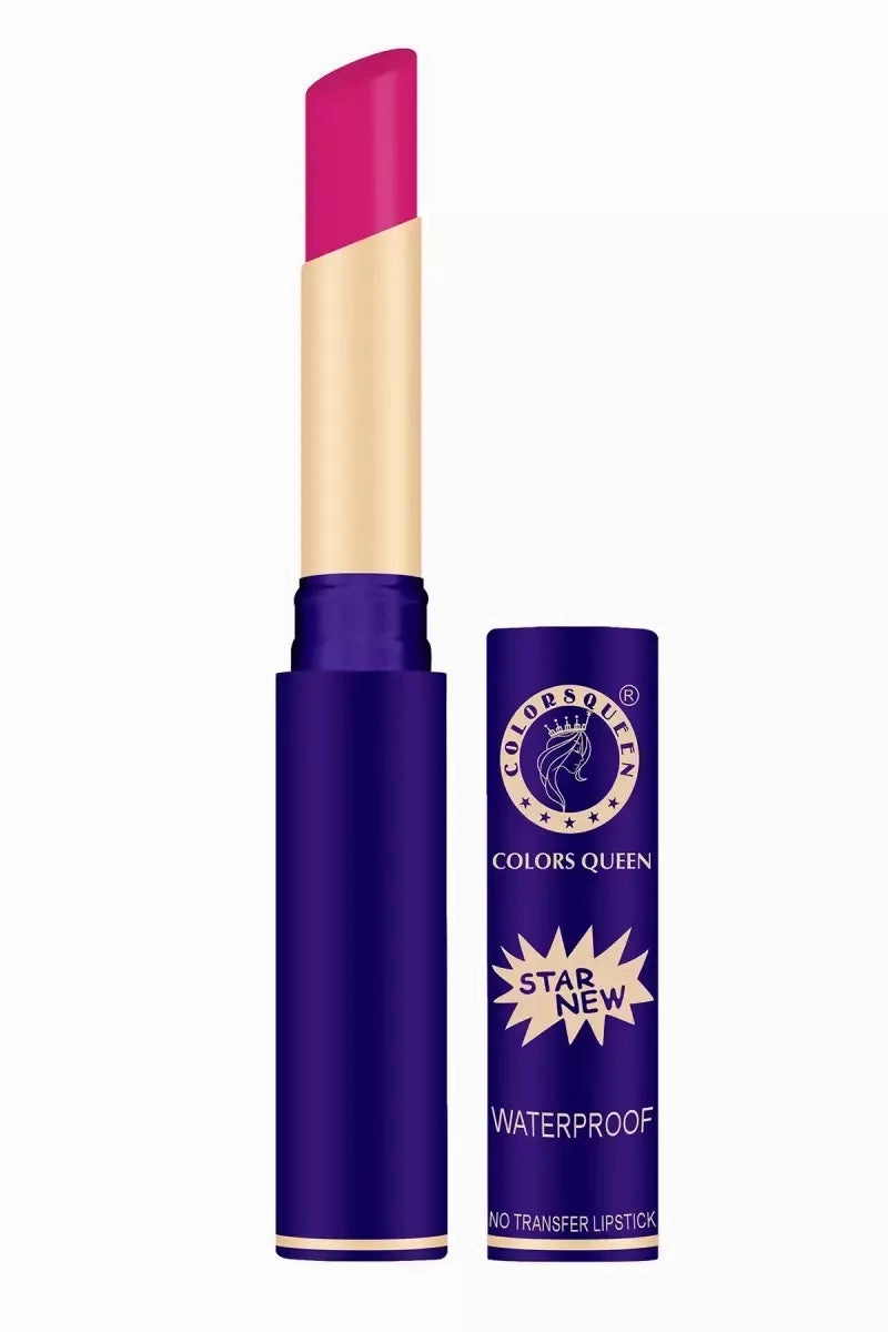 Colors Queen Start New Long Lasting Matte Lipstick (4gm, Hot Magenta)