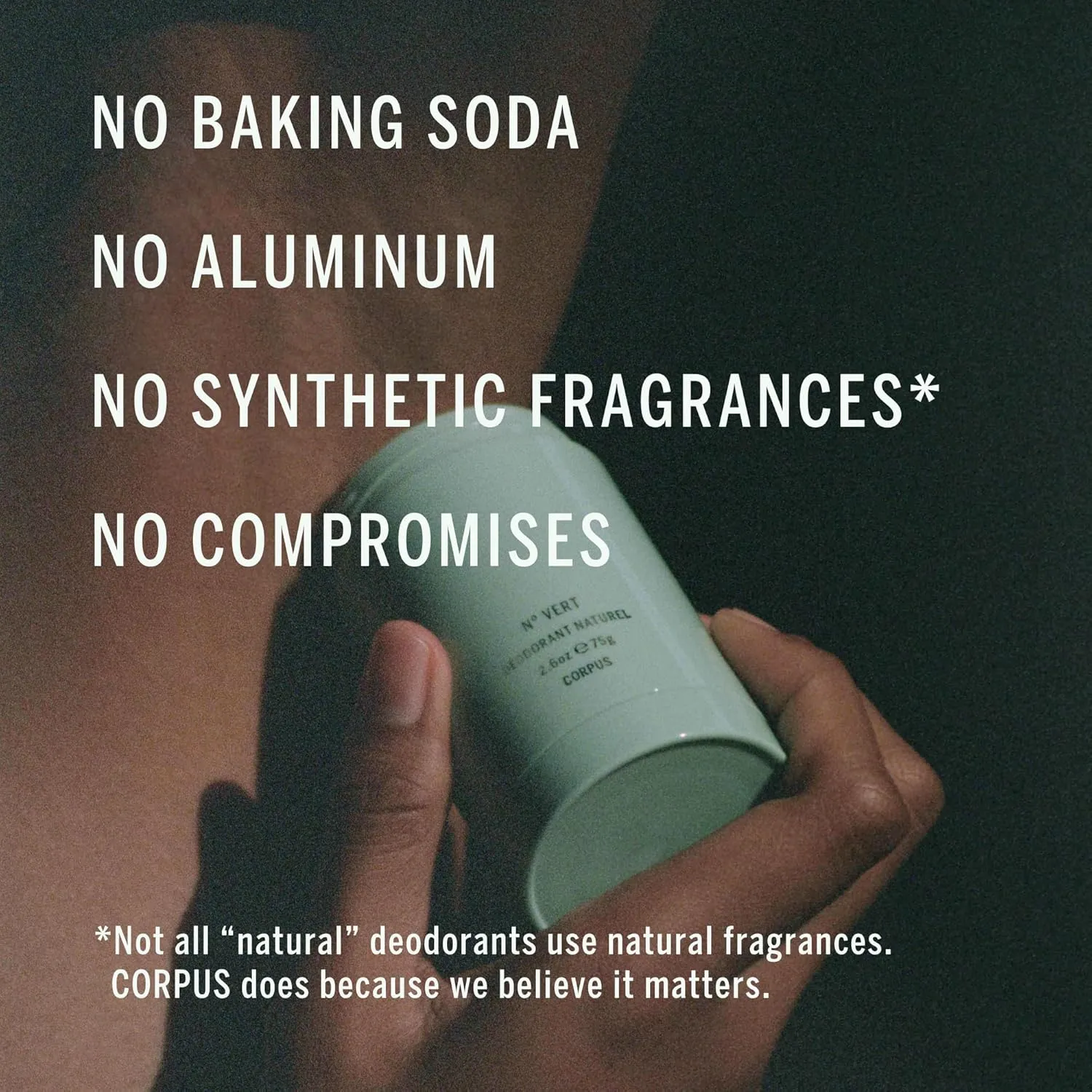 CORPUS - Natural Deodorant Stick For Sensitive Skin | Aluminium   Baking Soda Free | Unisex, Non-Toxic, Made In The USA (Third Rose)