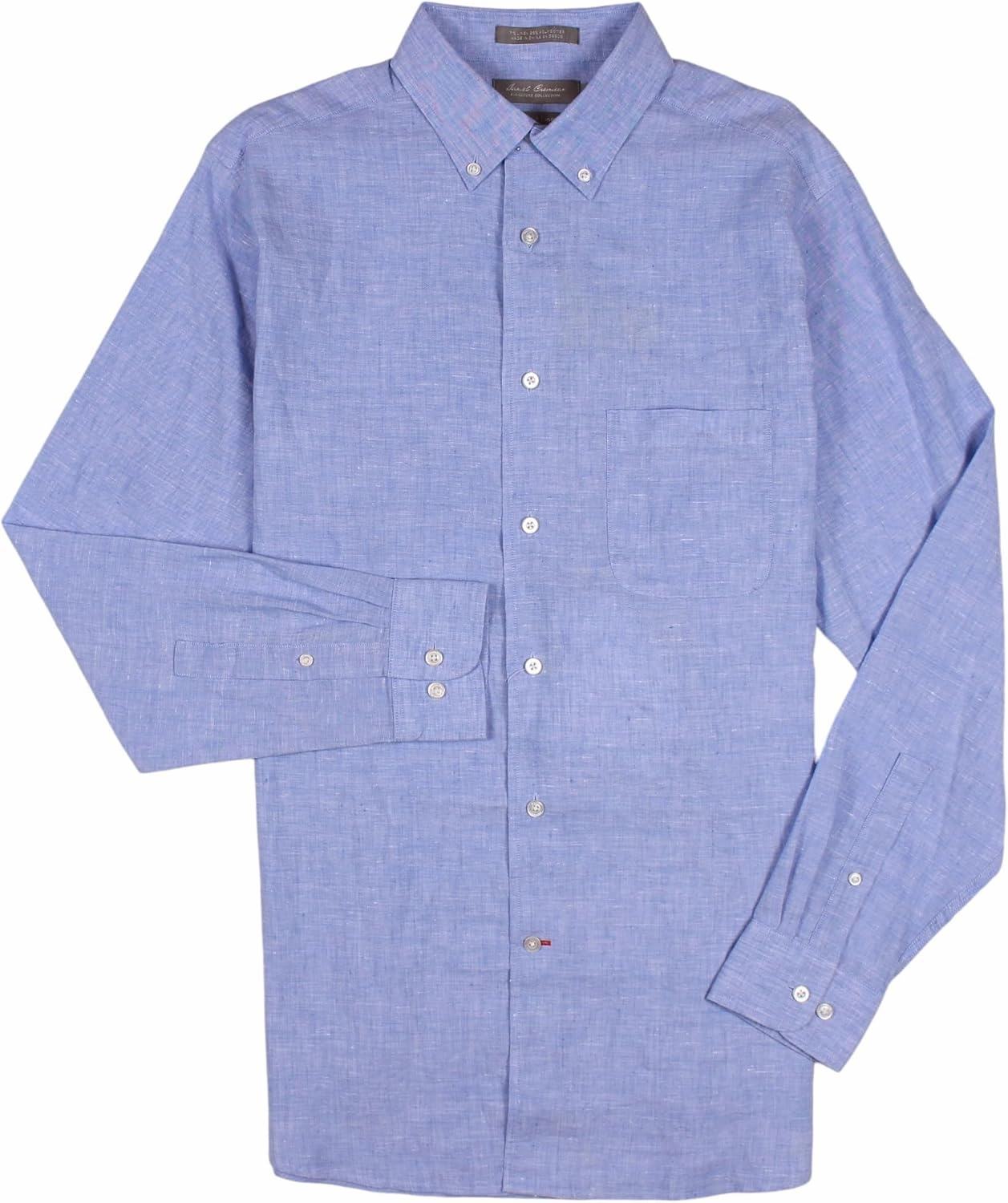 Cremieux Easy-Care Men's Long Sleeve Shirt with Super Soft Cotton Tencel Lyocell Blend Fabric