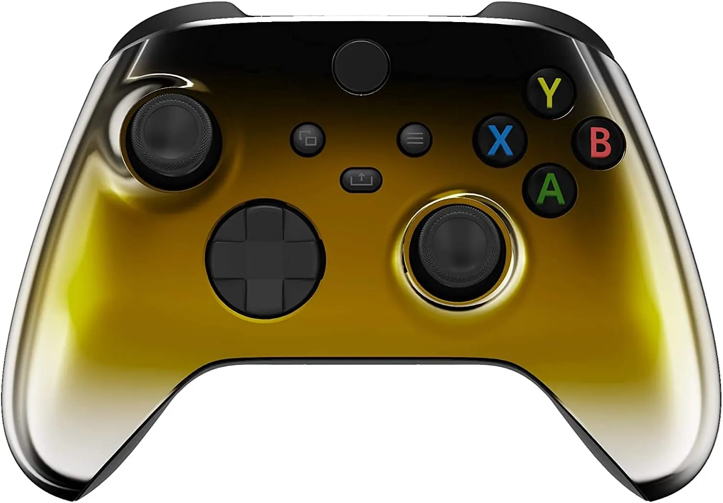 Custom Controllerzz Wireless Controller for Microsoft Xbox Series X/S & Xbox One - Custom Soft Touch Feel - Custom Xbox Series X/S Controller (X/S Gold Fade)