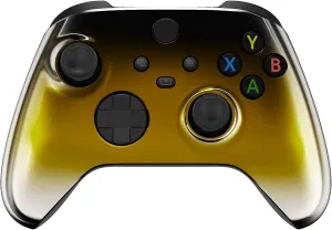 Custom Controllerzz Wireless Controller for Microsoft Xbox Series X/S & Xbox One - Custom Soft Touch Feel - Custom Xbox Series X/S Controller (X/S Gold Fade)