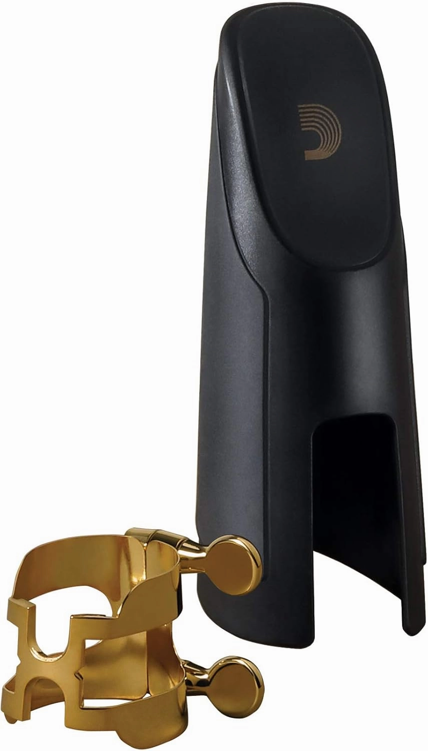 D'Addario H-Ligature & Cap, Alto Sax, Gold-plated (HAS1G)