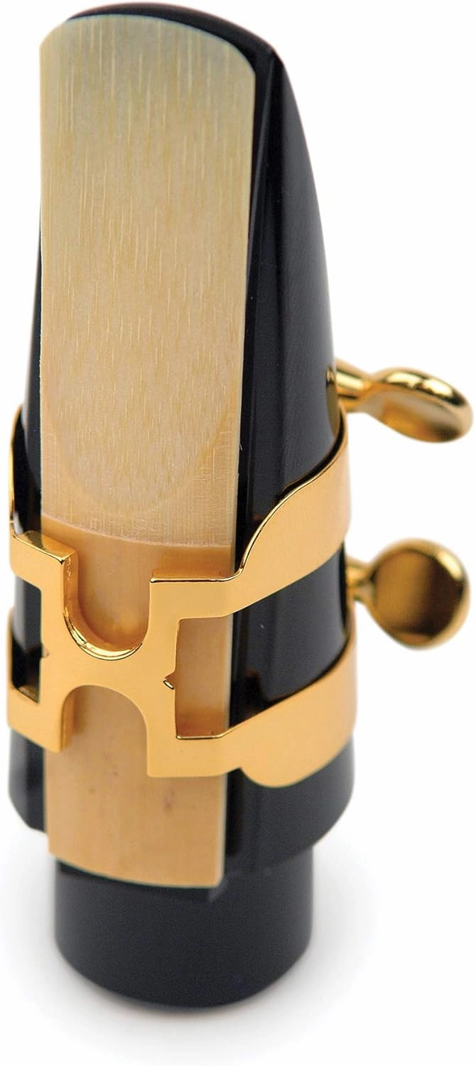 D'Addario H-Ligature & Cap, Alto Sax, Gold-plated (HAS1G)