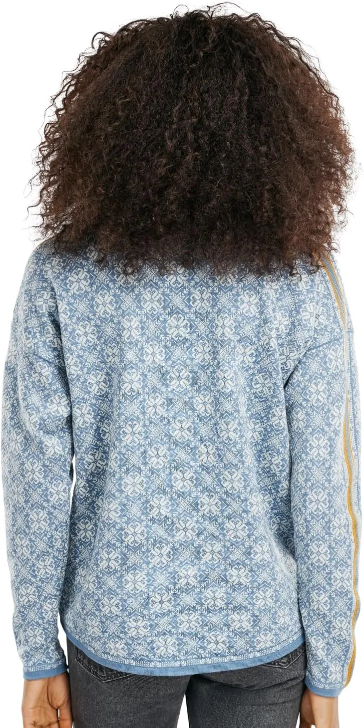 Dale of Norway Firda Women's Sweater - 100% Merino Wool Knit Sweater - Pullover Sweater - Ladies Sweater - Turtleneck Sweater