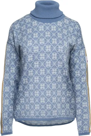 Dale of Norway Firda Women's Sweater - 100% Merino Wool Knit Sweater - Pullover Sweater - Ladies Sweater - Turtleneck Sweater
