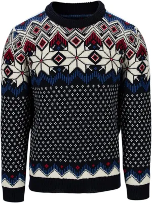 Dale of Norway Vegard Men’s Sweater - 100% Lightweight Wool Sweaters for Men - Regular Fit Pullover Sweaters for Men