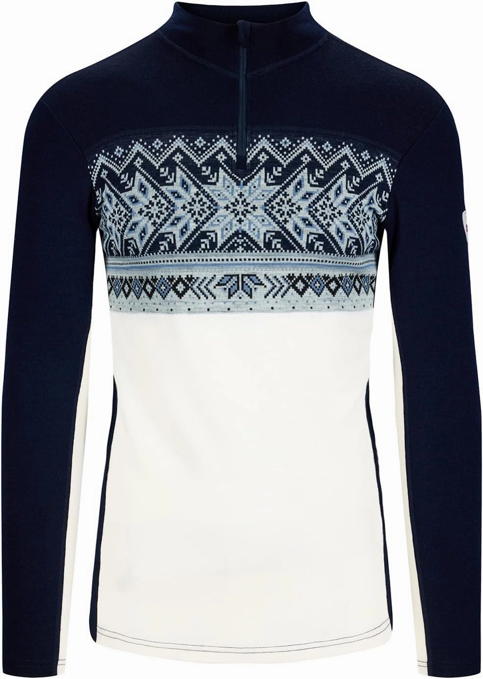 Dale of Norway Vail Masculine Base Layer - Wool Half Zip Sweater - Slim Fit