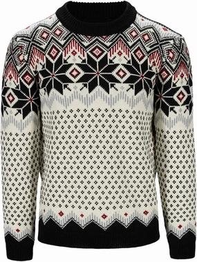 Dale of Norway Vegard Men’s Sweater - 100% Lightweight Wool Sweaters for Men - Regular Fit Pullover Sweaters for Men