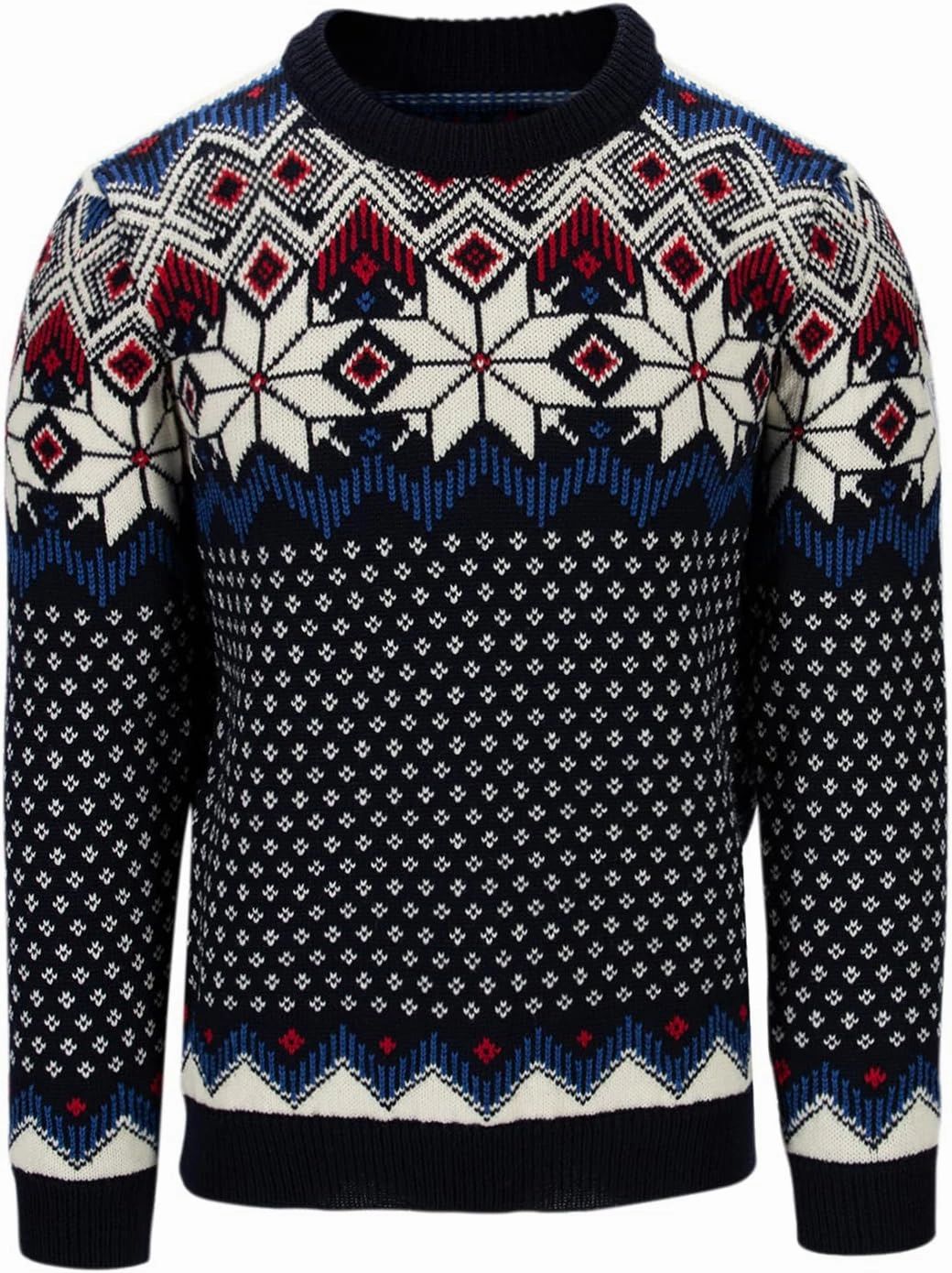 Dale of Norway Vegard Men’s Sweater - 100% Lightweight Wool Sweaters for Men - Regular Fit Pullover Sweaters for Men