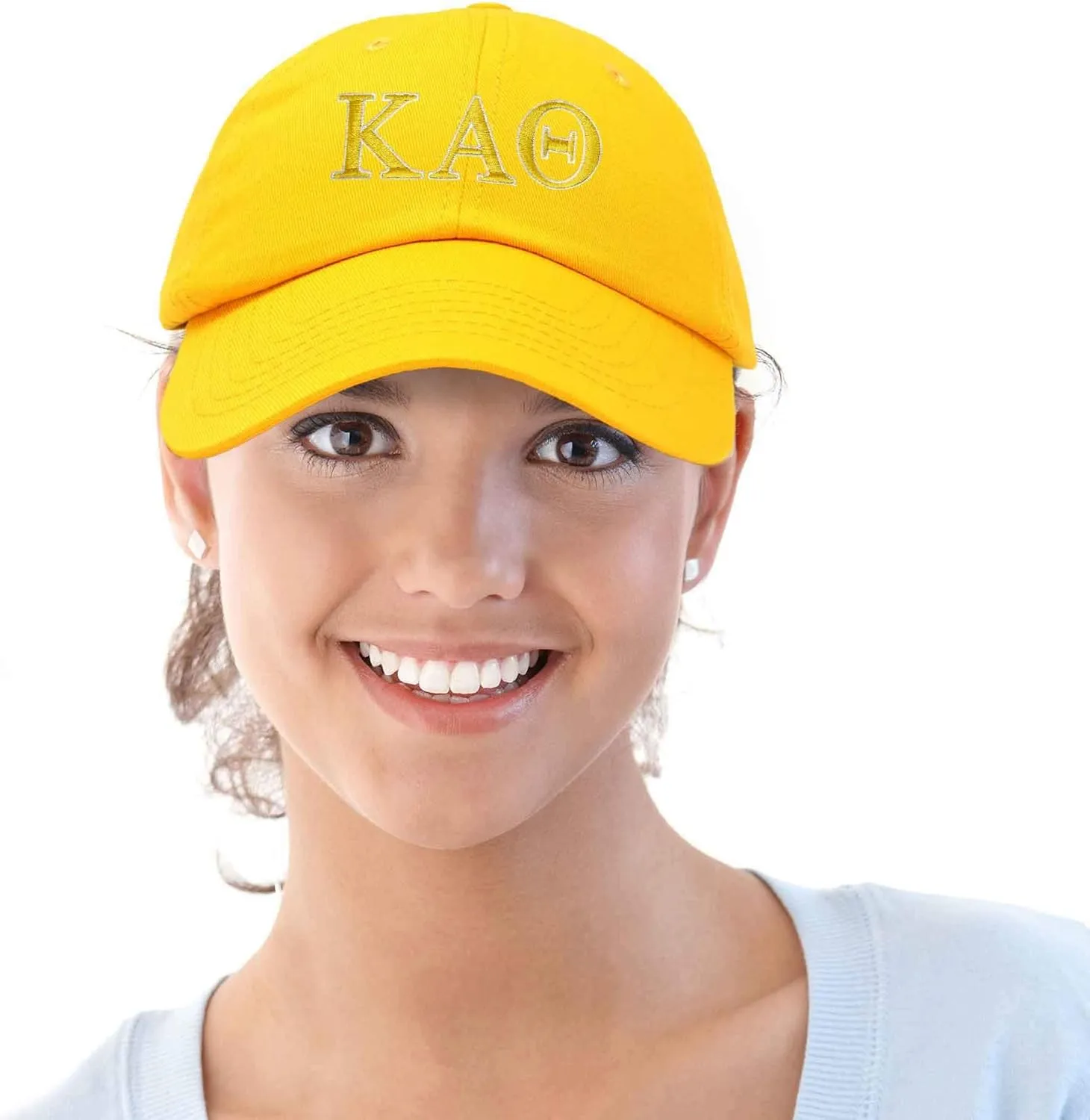 DALIX Kappa Alpha Theta Sorority Hat Womens Greek Letters Embroidered Baseball Cap