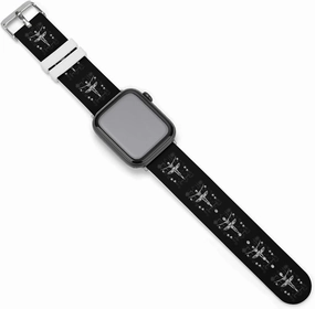Danse Macabre Adjustable Silicone Watchband Compatible with IWatch Classic Soft Sports Watch Strap for Men Women