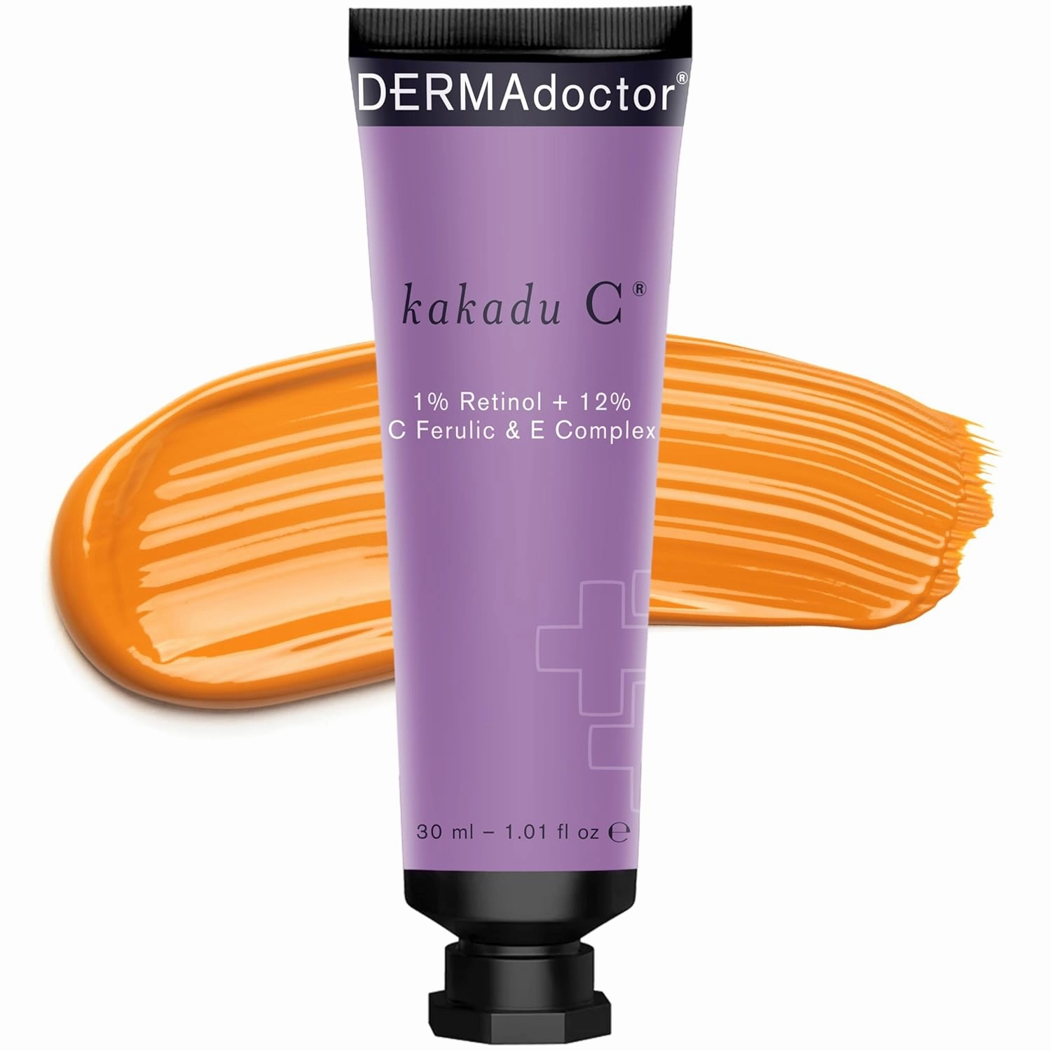 DERMAdoctor Kakadu C Dermatologist Formulated 1% Retinol Cream   Vitamin C, E Ferulic Complex, Anti Aging Face Cream to Brighten, Smooth and Firm. Hyperpigmentation Treatment for Face - 1.01 fl oz