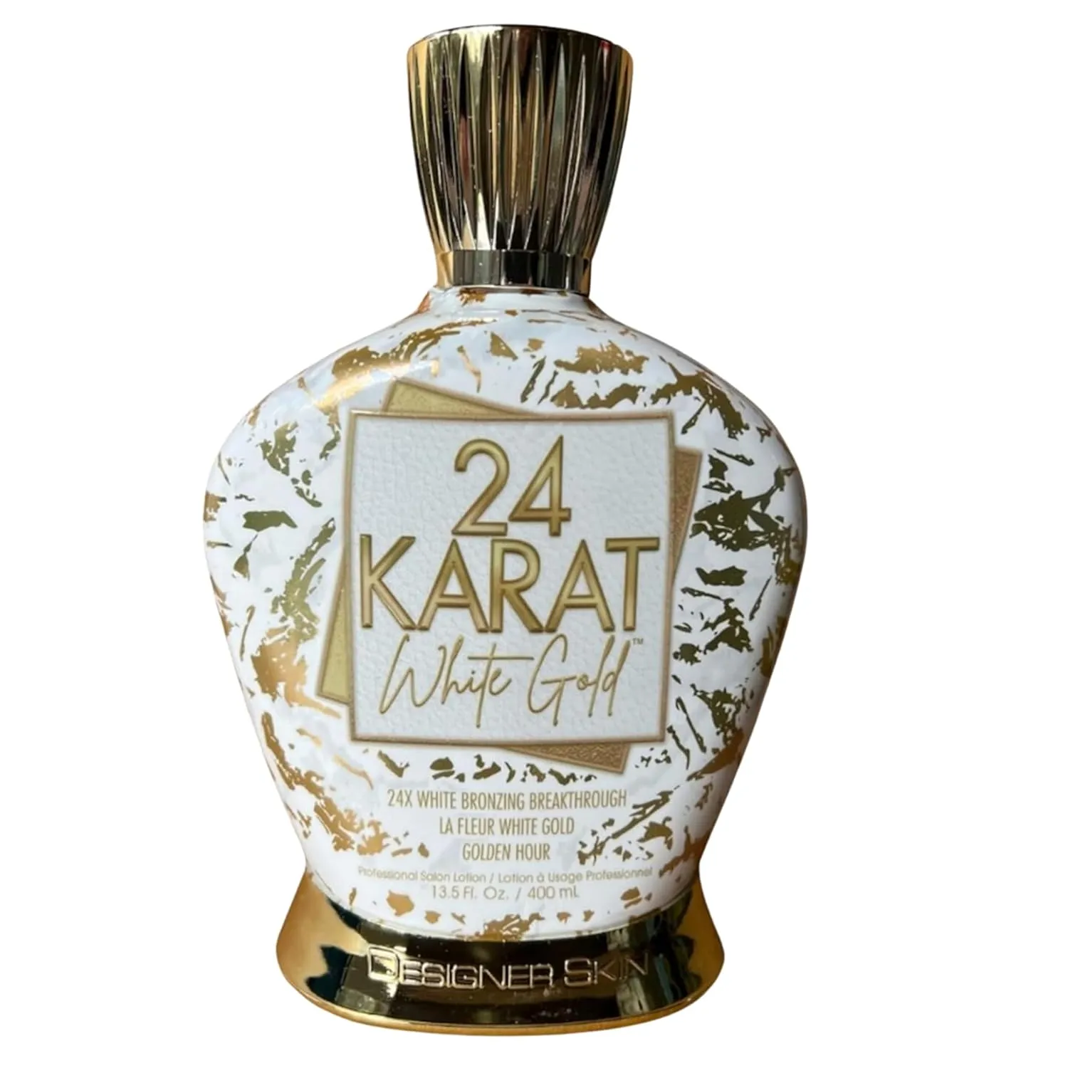 Designer Skin 24 Karat White Gold 24X White Bronzer Tanning Lotion 13.5 oz
