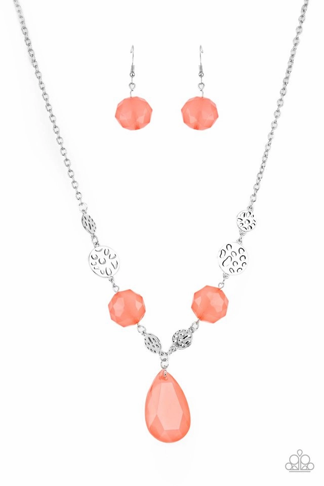 Dew What You Want To Dew - Orange  Necklace