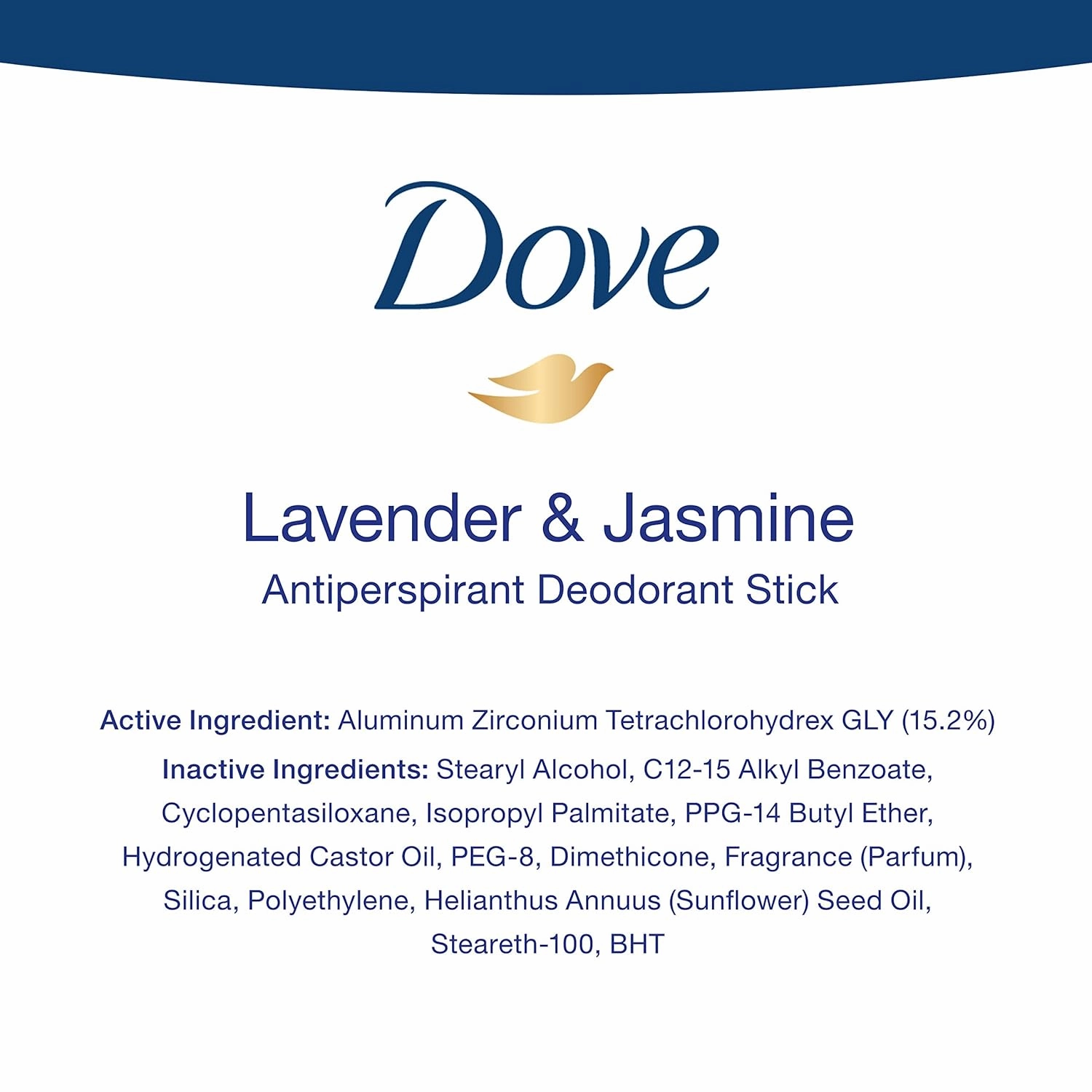 Dove Nourishing Secrets Antiperspirant Deodorant Stick for Women Lavender & Jasmine for 48 Hour Underarm Sweat Protection And Soft And Comfortable Underarms 2.6 oz 3 Count