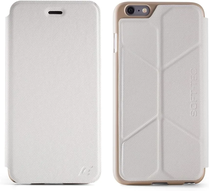 Element Case Soft-Tec Wallet Case for iPhone 6 Plus - White / Gold (EMT-0054)