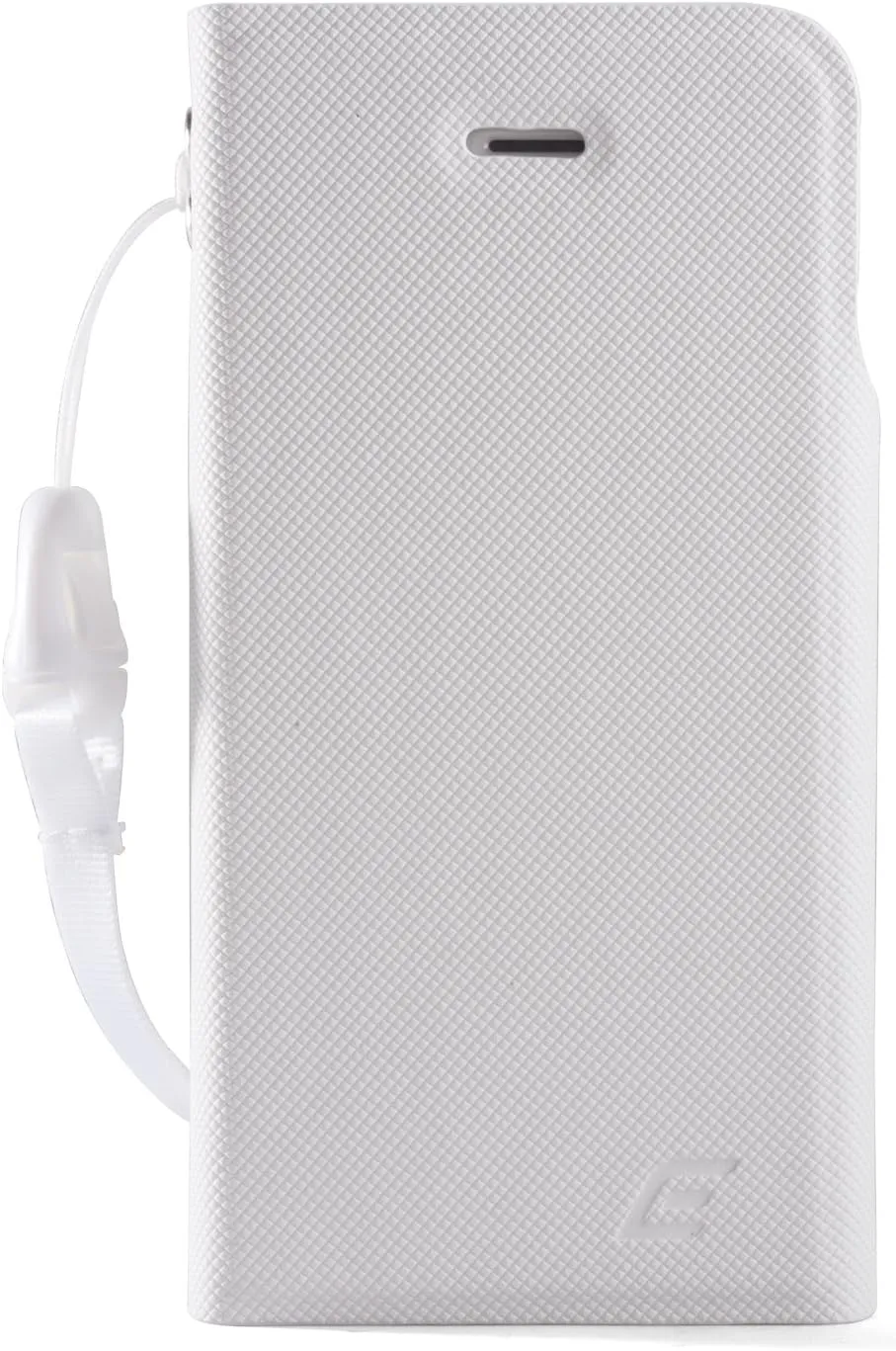 Element Case Soft-Tec Wallet for iPhone 5/5 - Retail Packaging - White/Gold