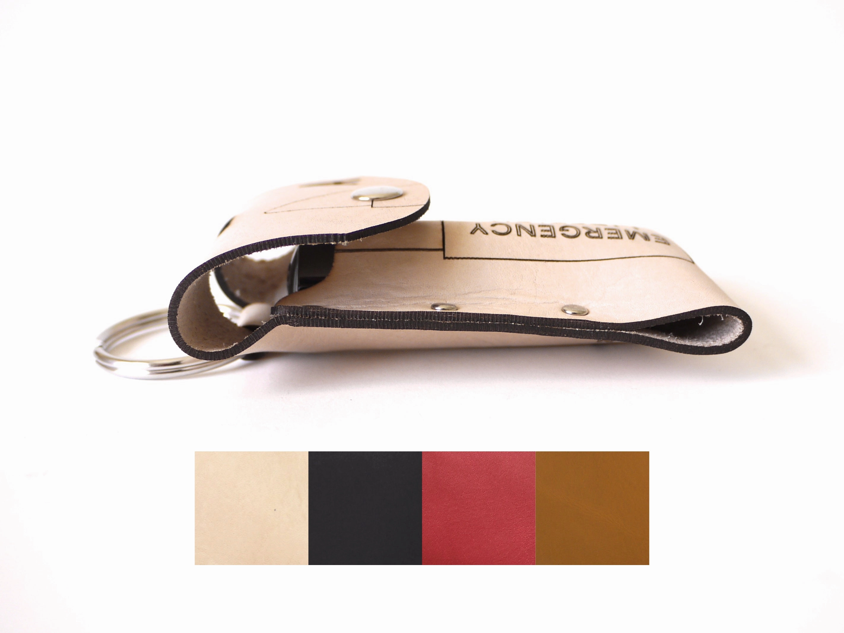 Emergency Lipstick Holder in Leather