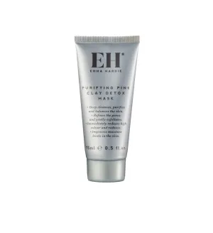 Emma Hardie Travel Size 15ml Purifying Pink Clay Detox Mask, Use to Cleanse, Balance, Exfoliate & Rejuvenate Skin, Suitable for Most Skin Types, Including Sensitive Skin, Vegan & Cruelty Free
