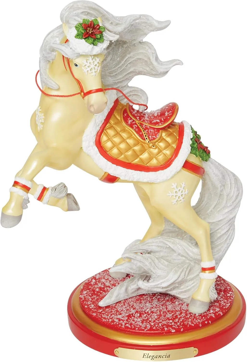 Enesco The Trail of Painted Ponies Christmas Elegancia Figurine, 10.3 Inch, Multicolor