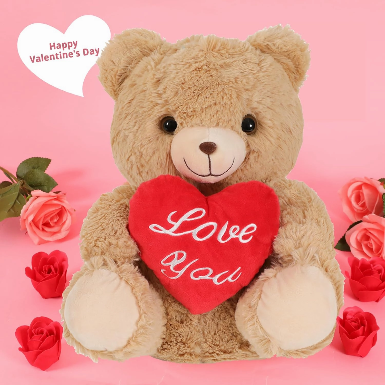 Erweicet Valentines Day Gifts for Girlfriend Teddy Bear Valentines Day Stuffed Animals for Her
