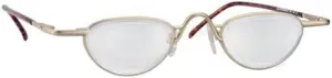 Eschenbach Noves Bino System 5D Gold Frame Spectacle Magnifiers