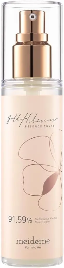 Essencial Toning Lotion Hibiscus Collagen Flower Essence Toner Dry Combination Skin Softner adenosine