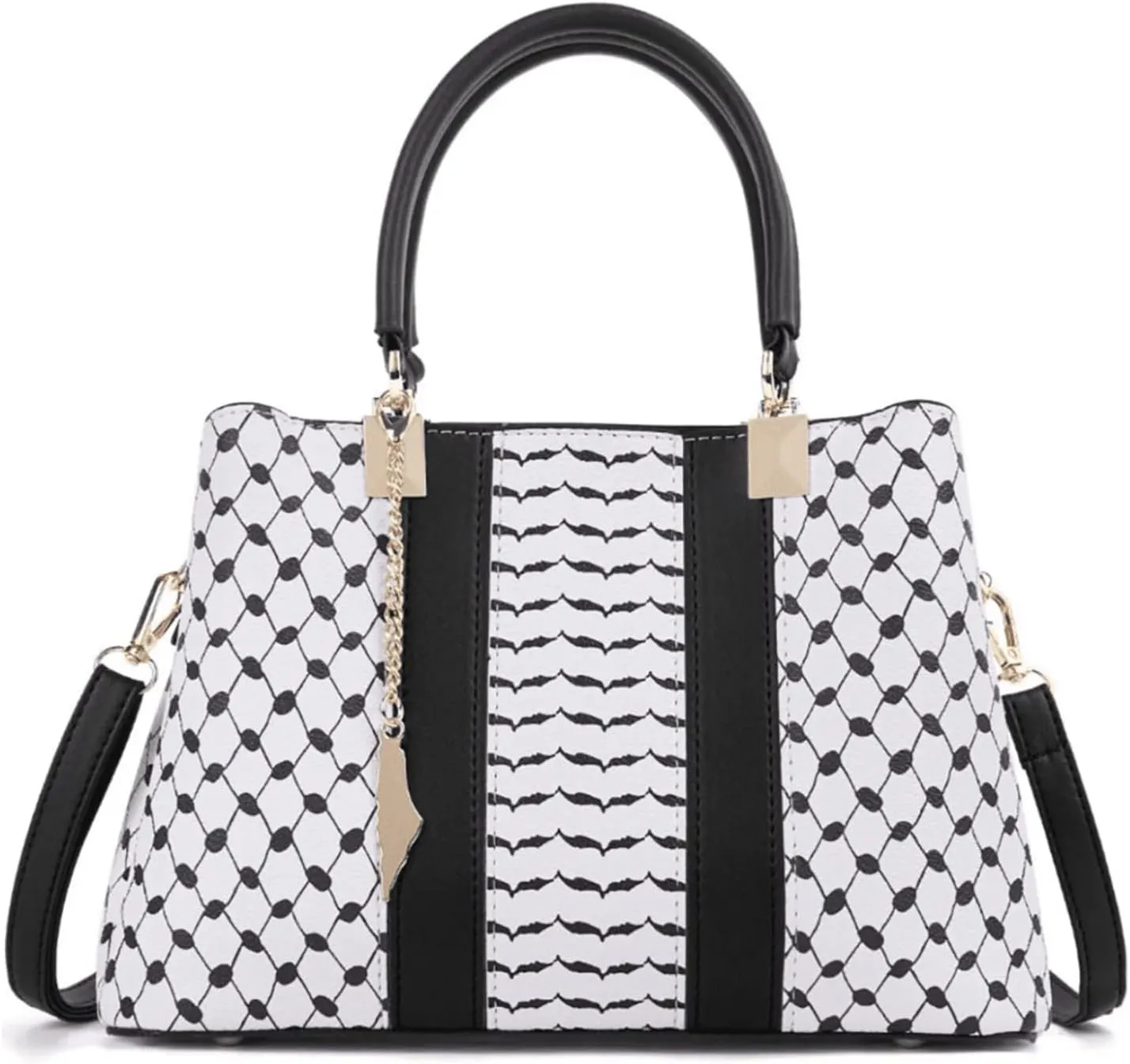EXCLUSIVE HANDBAG INSPIRED BY THE KEFFIYEH