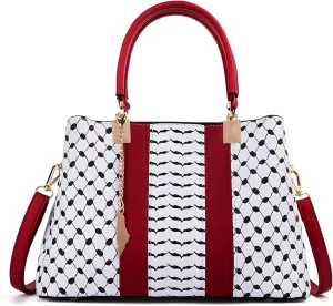 EXCLUSIVE HANDBAG INSPIRED BY THE KEFFIYEH