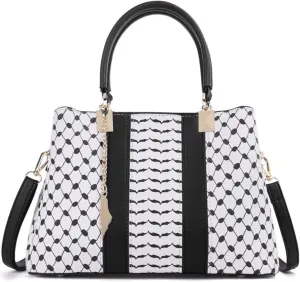 EXCLUSIVE HANDBAG INSPIRED BY THE KEFFIYEH
