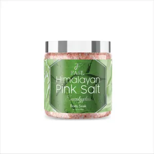 Fasl Himalayan Pink Bath Salt Soak with Organic Eucalyptus Essential Oil - 12 Oz
