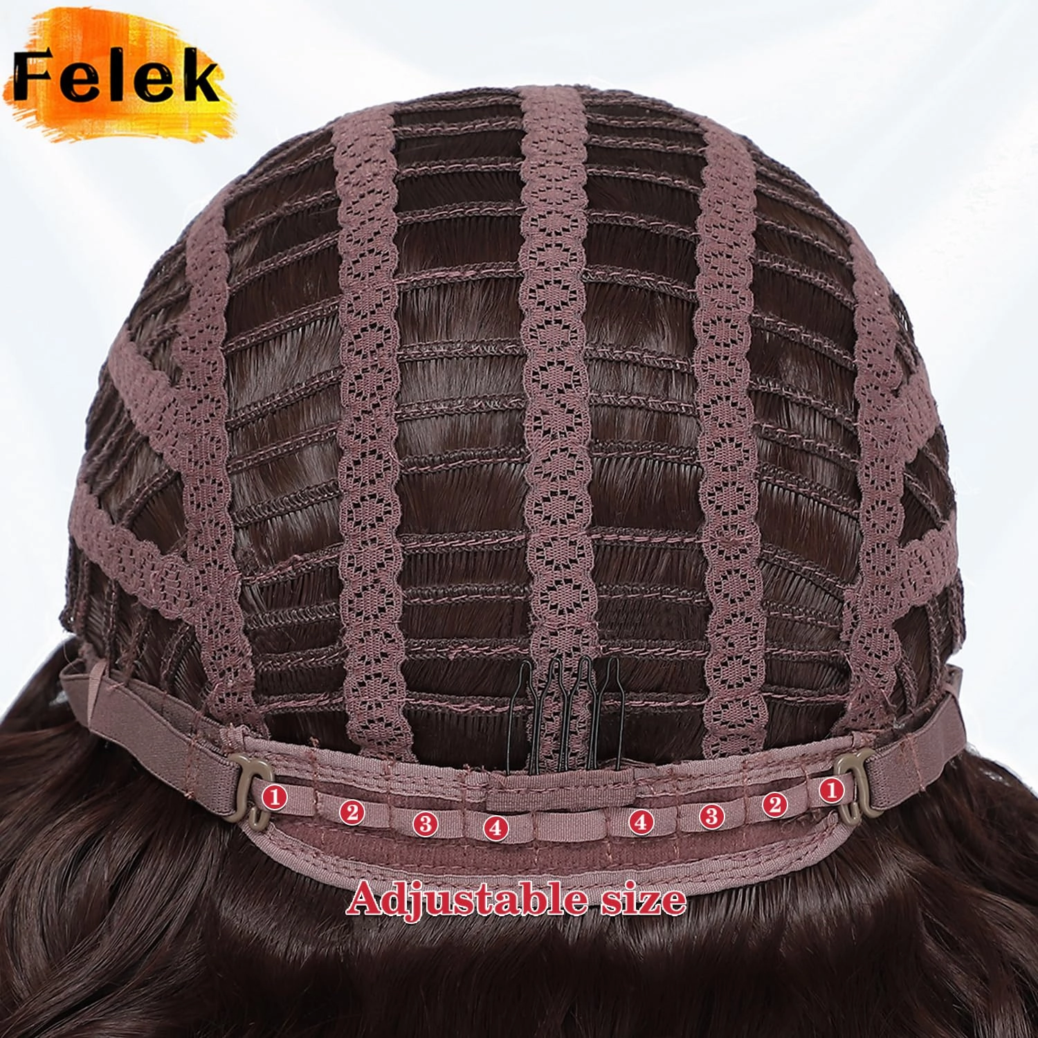 Felek Short Loose Curly Wigs with Bangs for Women Big Bouncy Curl Wigs Synthetic Heat Resistant Soft Afro Gluless Wig Natural Cute Wig for Women (14 Inch, #4)