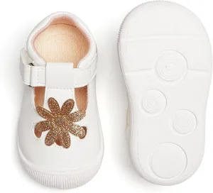 Felix & Flora Soft Sole Baby Dress Shoes - Infant Baby Walking Shoes Moccasinss Rubber Sole Crib Shoes
