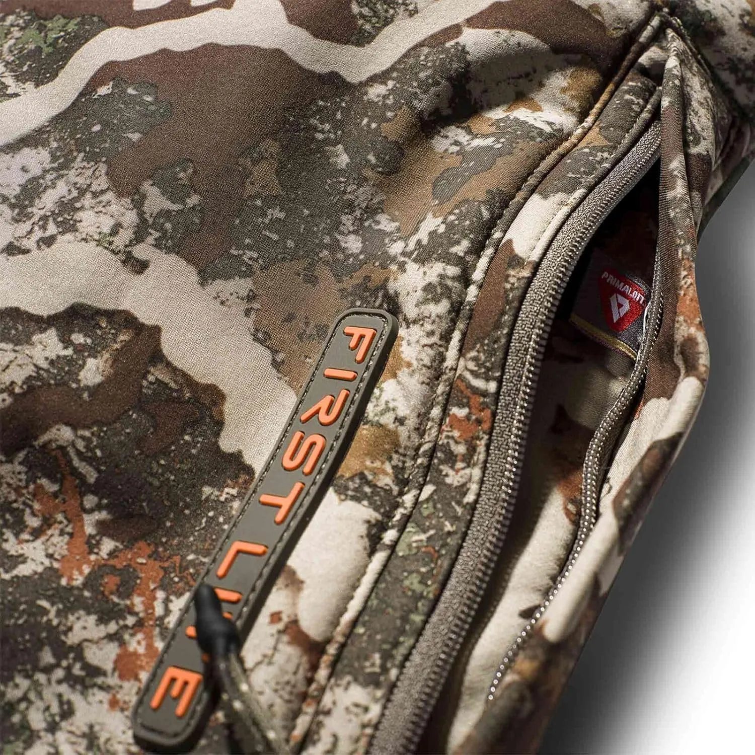 First Lite Thermic Insulated Muff - Warm Windproof Fleece-Lined Camo Hand Warmer